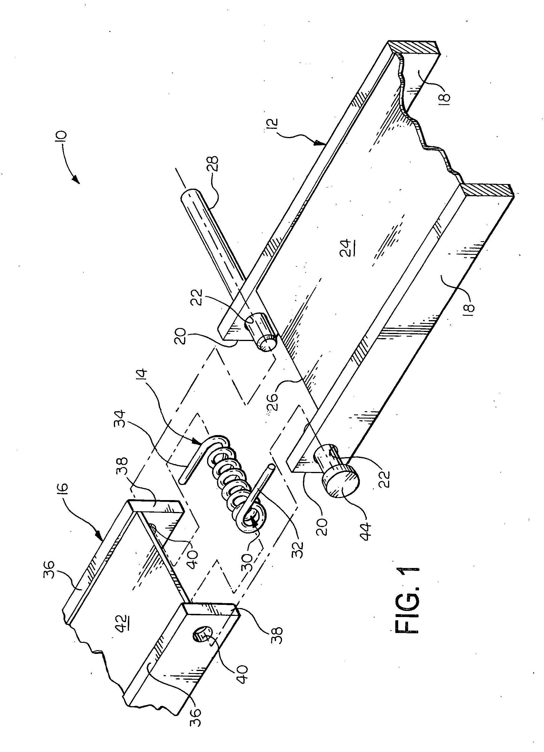 Tow bar with torsion spring lift assist and method