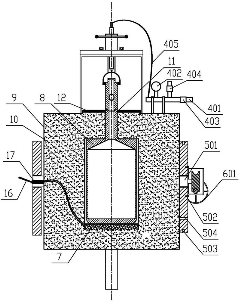 Constant-temperature ladle for vacuum suction and injection of liquid rare earth metal