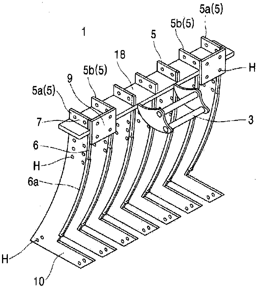 Polluted soil cultivation device for use in backhoe excavator