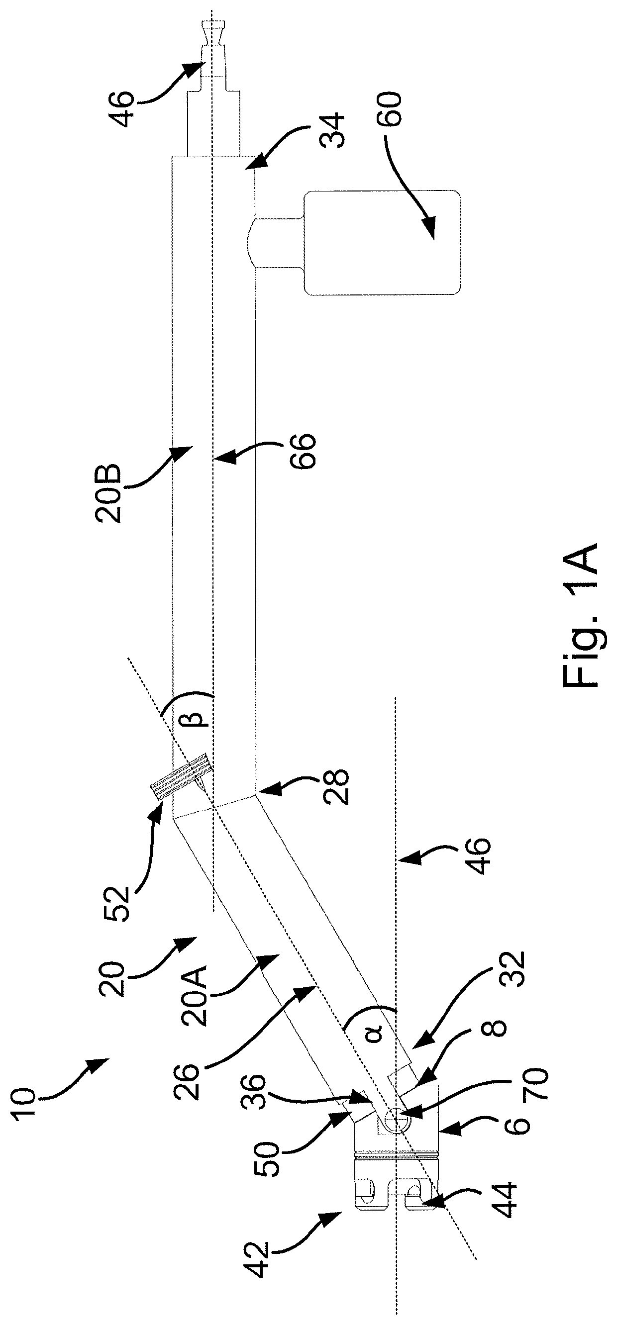 Acetabular reamer handle and method of reaming an acetabulum