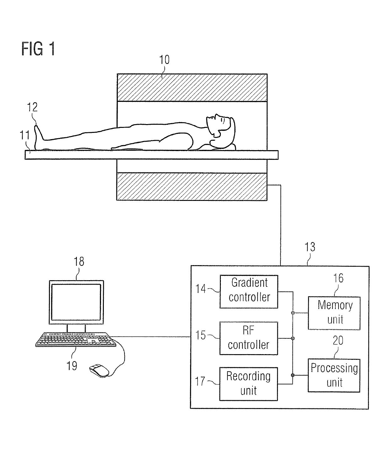 Dynamic magnetic resonance imaging with variable contrast