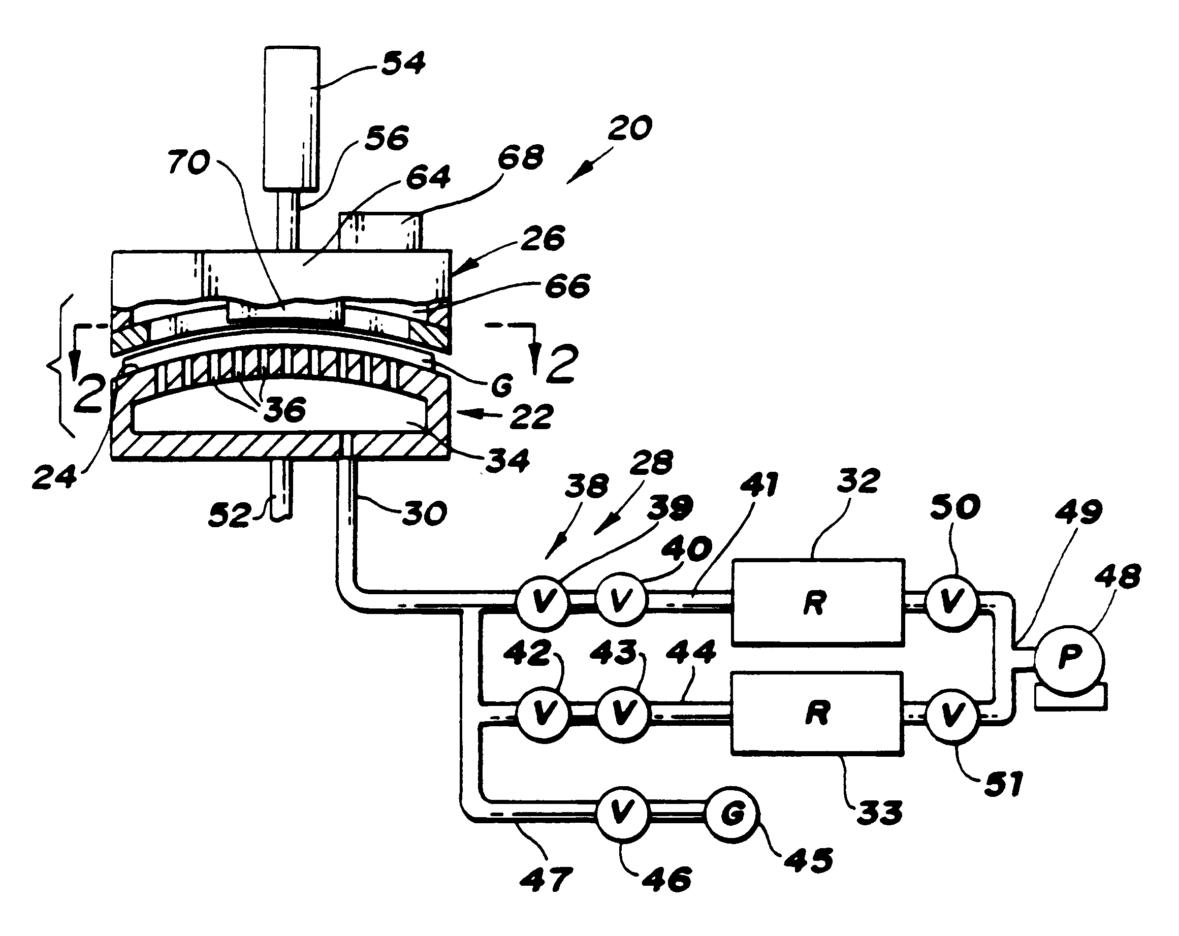 Apparatus for vacuum impulse forming of heated glass sheets