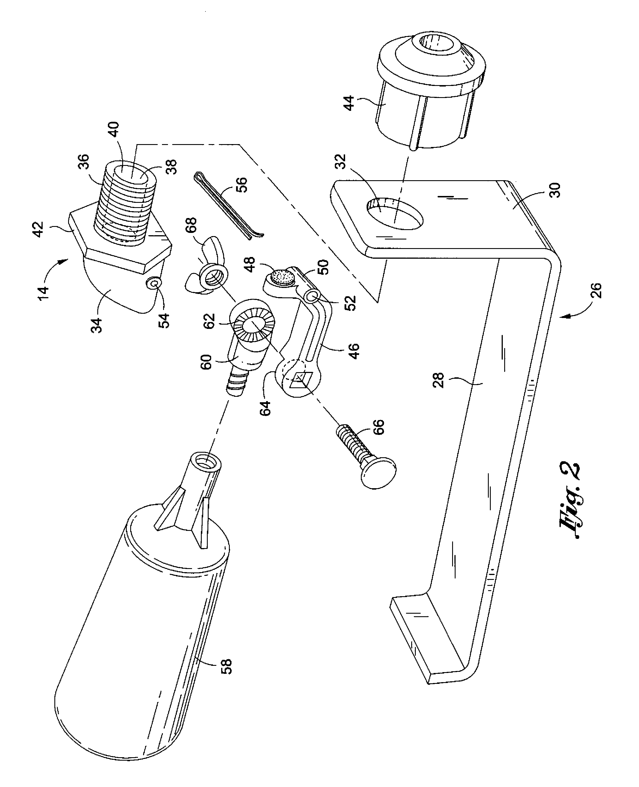 Fountain autofill valve kit