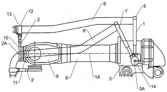Supporting device for manipulator