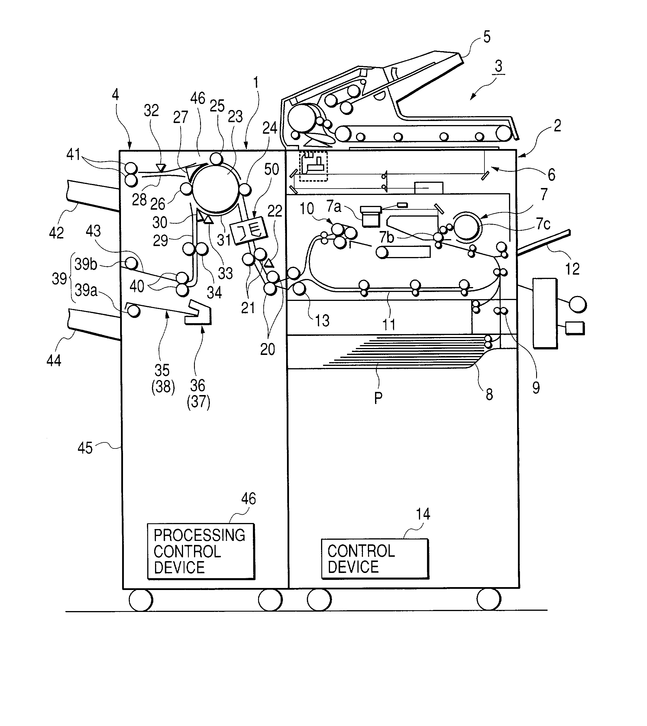Punching device, sheet processor having the punching device, and image forming apparatus having the punching device