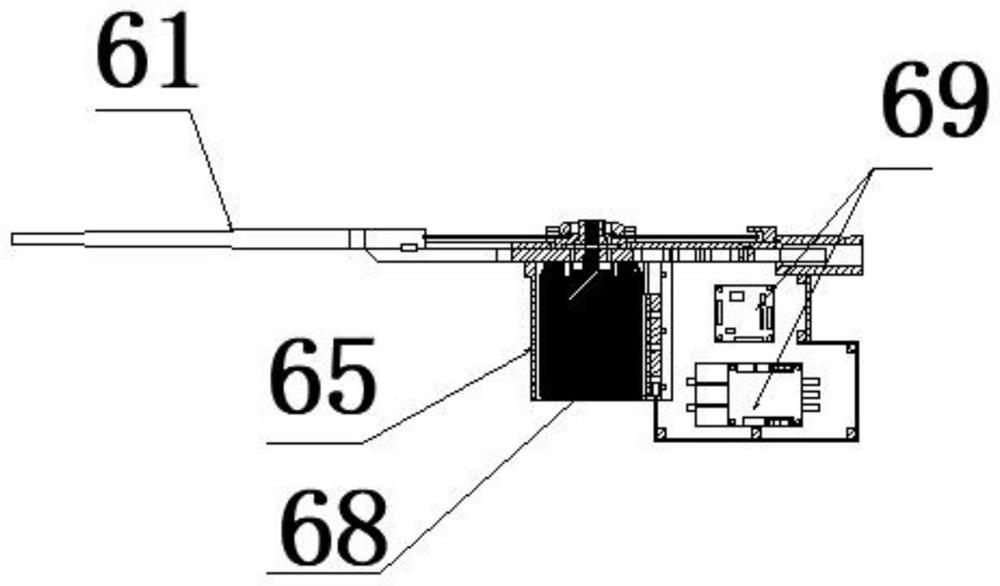 Unmanned aerial vehicle tree barrier pruning device with automatic separation function