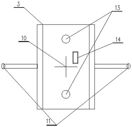 Online monitoring device for anode current distribution of aluminum electrolysis cell and monitoring method of online monitoring device