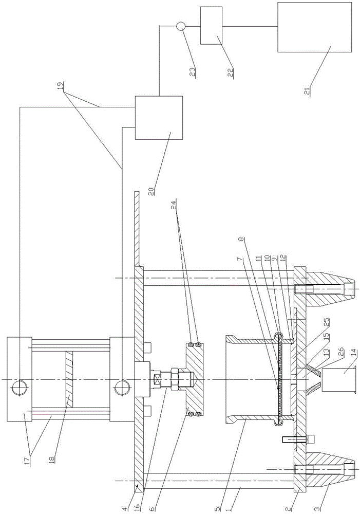 Sludge extrusion dewatering testing machine and using method thereof