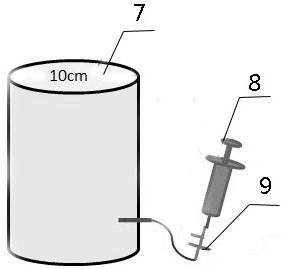 Leaching test device and leaching capacity test method using same