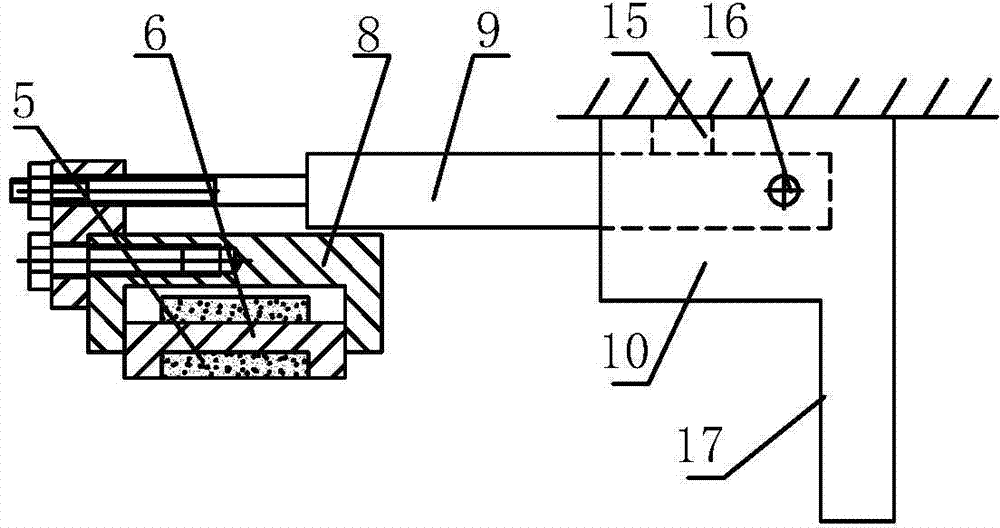Locally induced attached rotary ultrasonic head based on machine tool