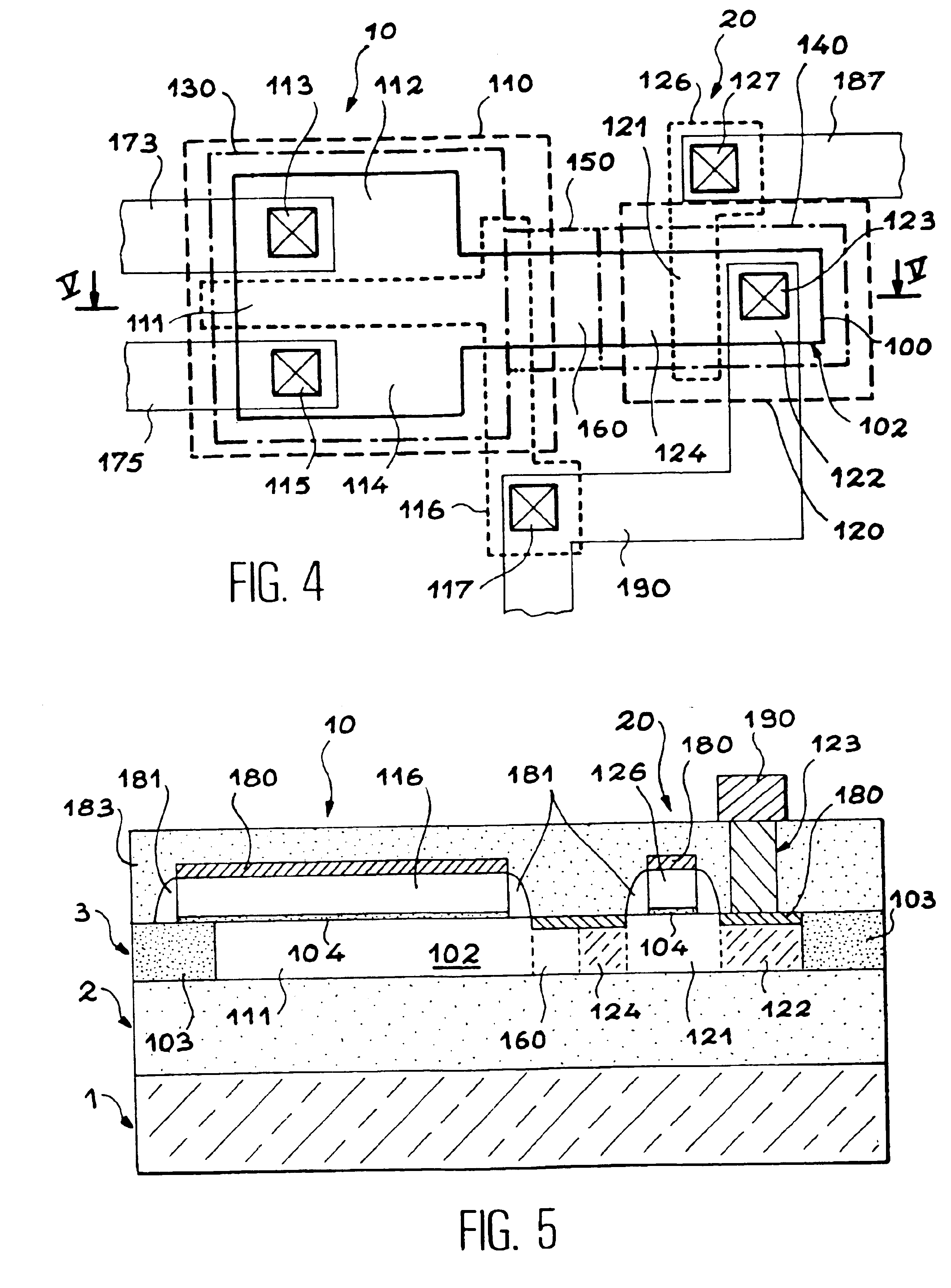 Dynamic threshold voltage MOS transistor fitted with a current limiter