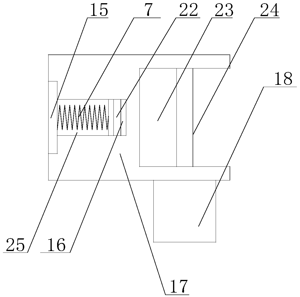 Device used for cleaning wall on wall surface internal corner, and use method of device