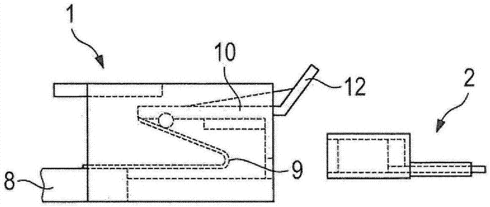 Touch-protected socket, plug, and plug-in connection