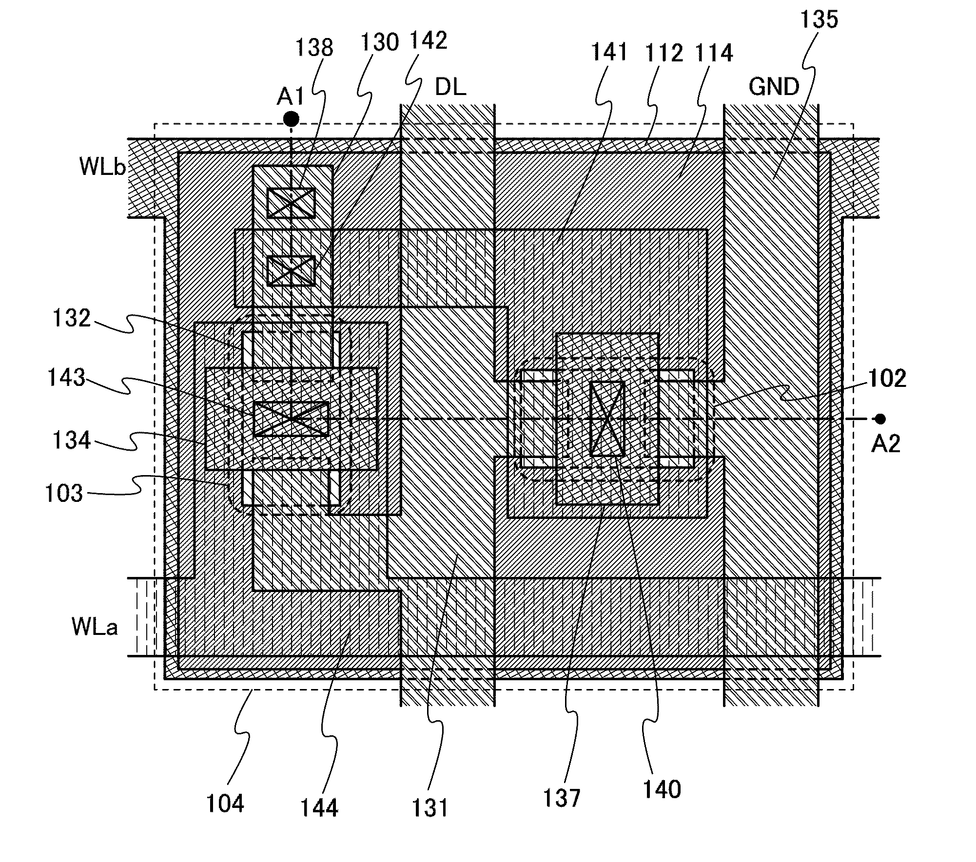 Semiconductor device with light-blocking layers