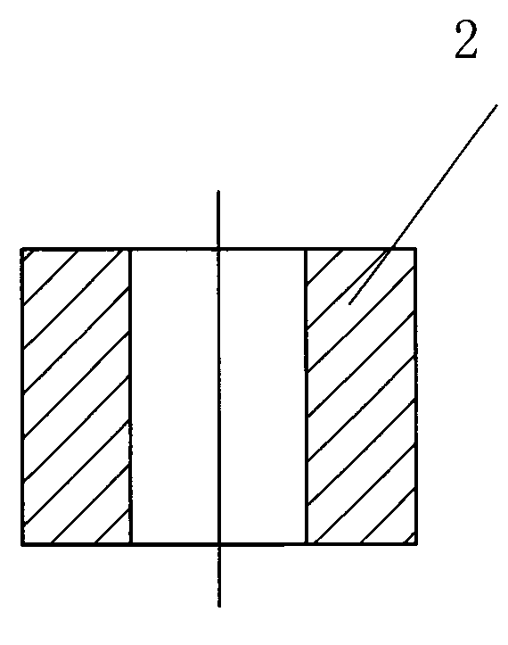 Near-net forming die for high-strength internal hexagonal through-hole bolt