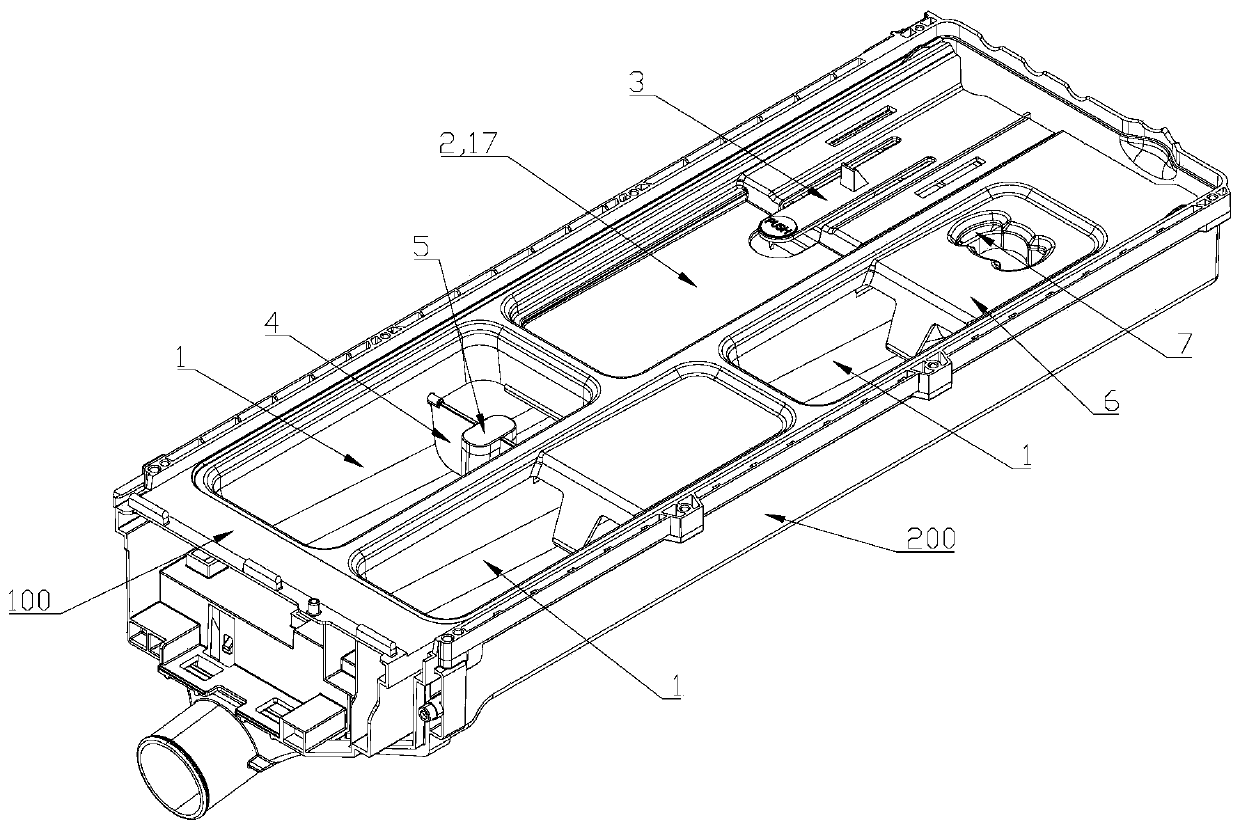 Washing additive release device