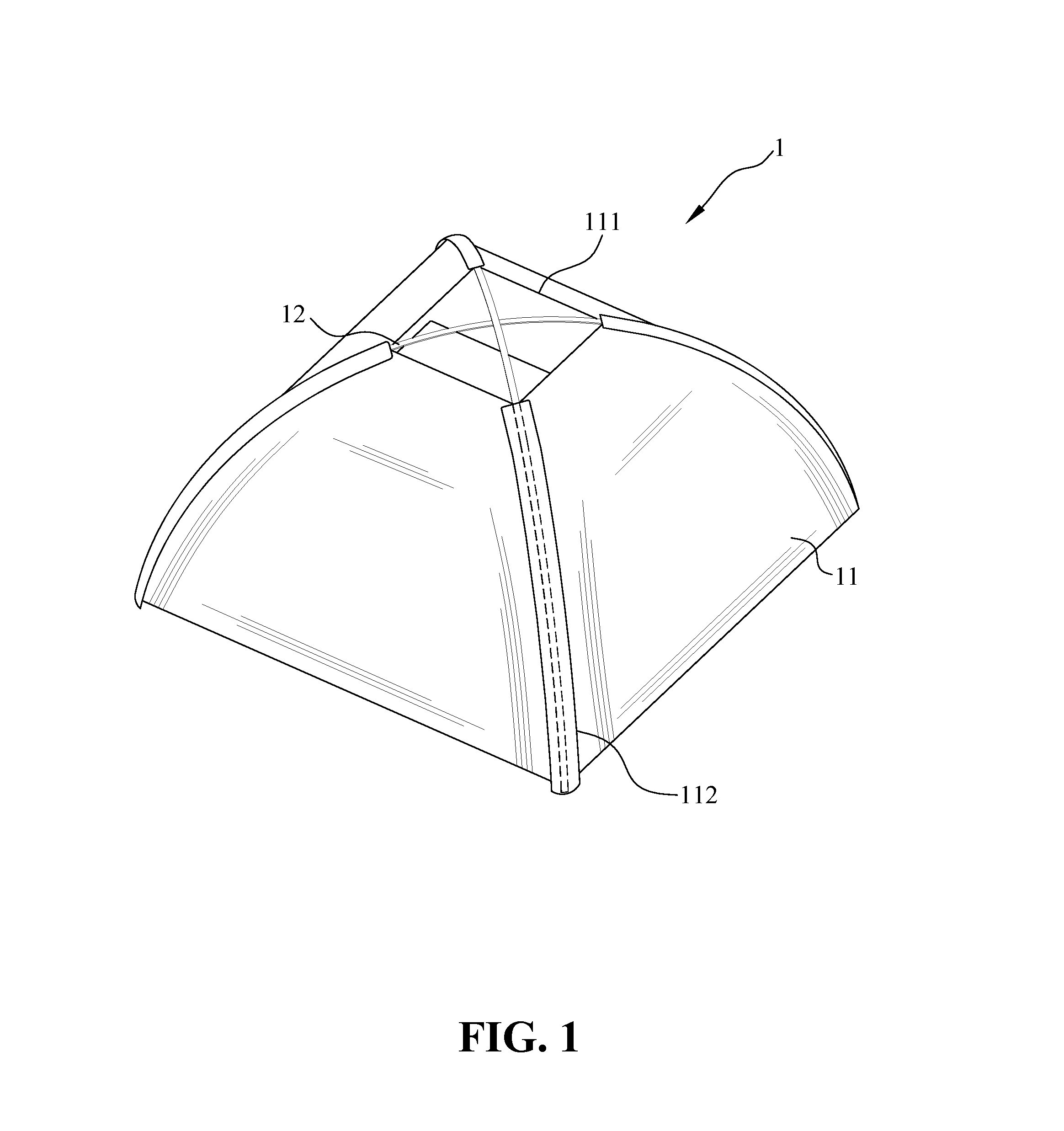 Light cover with x-shaped structure