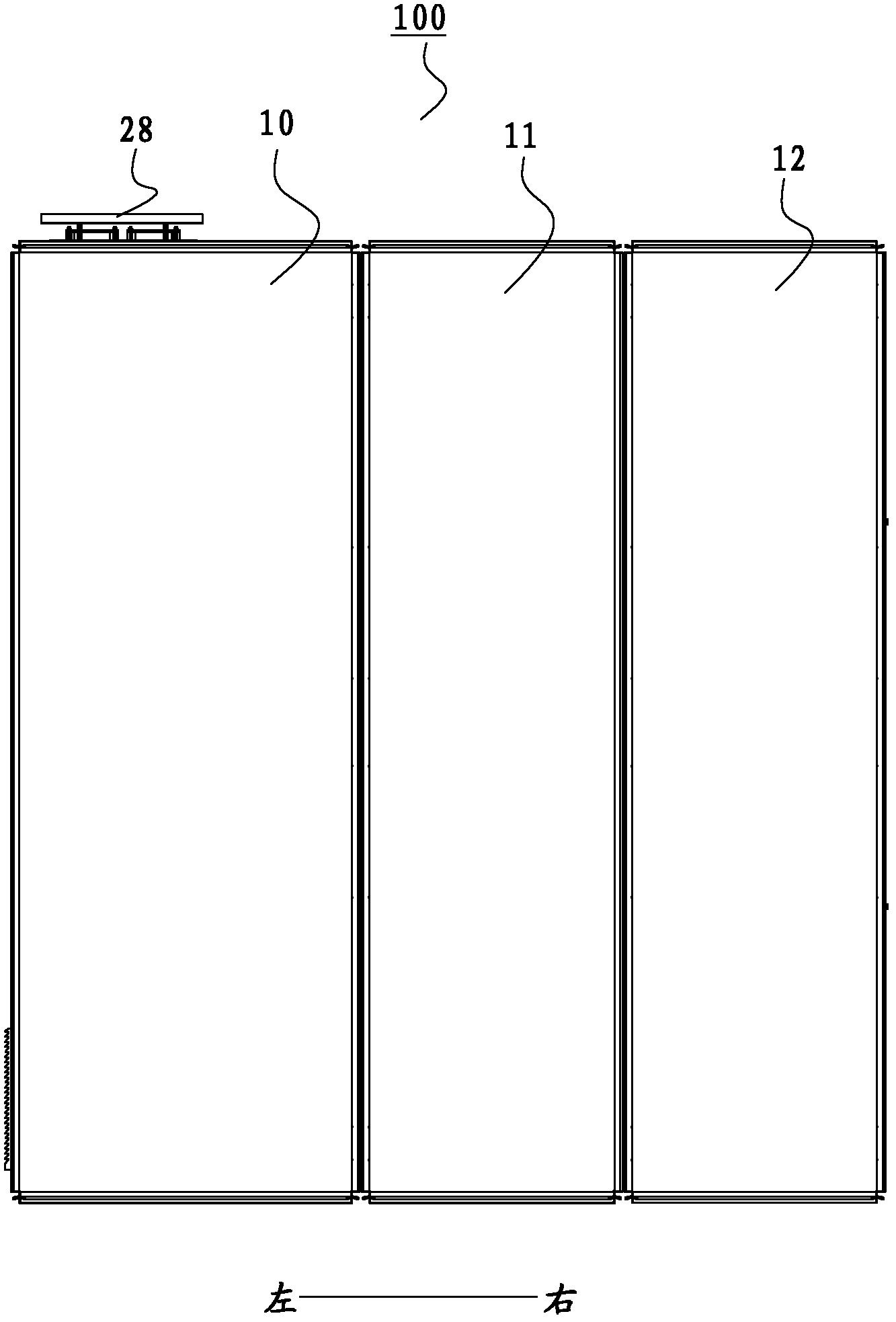 Converter device of MW (Megawatt) excitation wind power unit