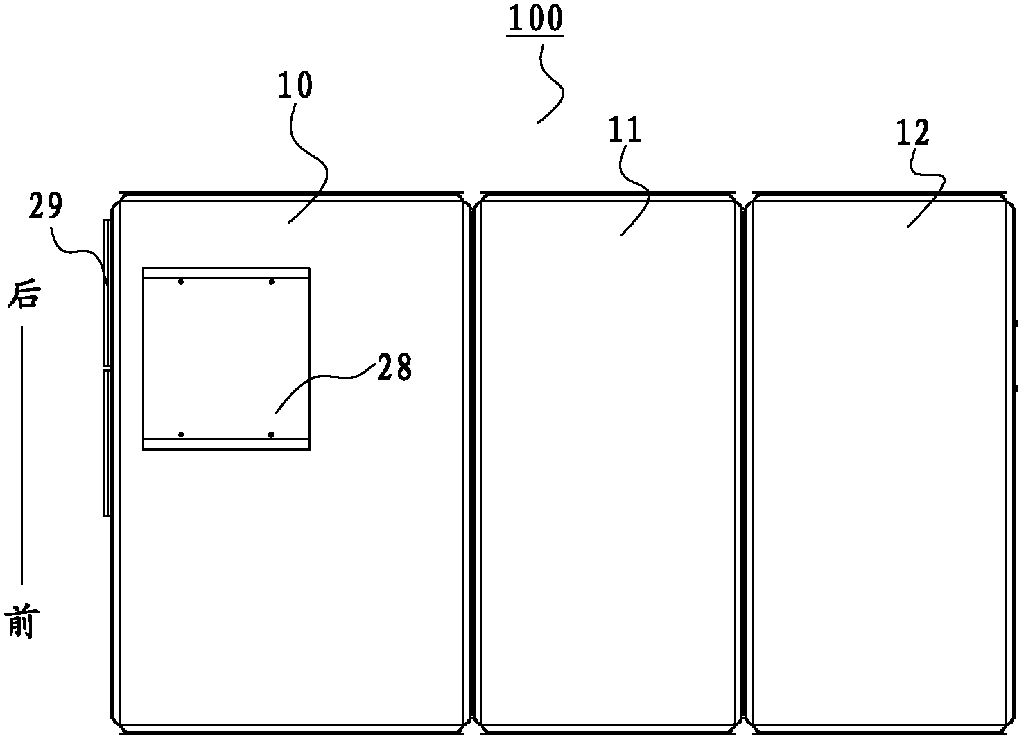 Converter device of MW (Megawatt) excitation wind power unit