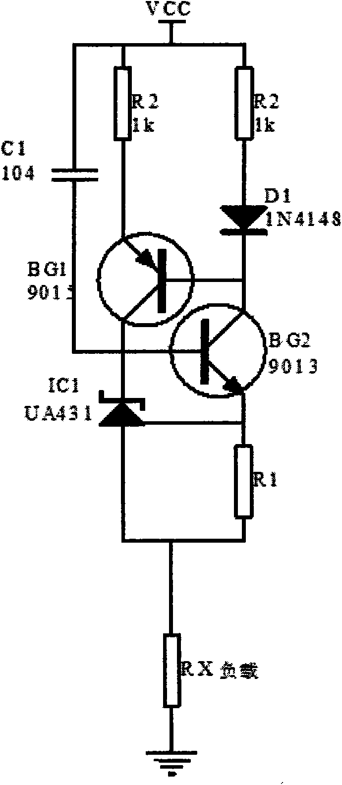 IC pin open short circuit test method