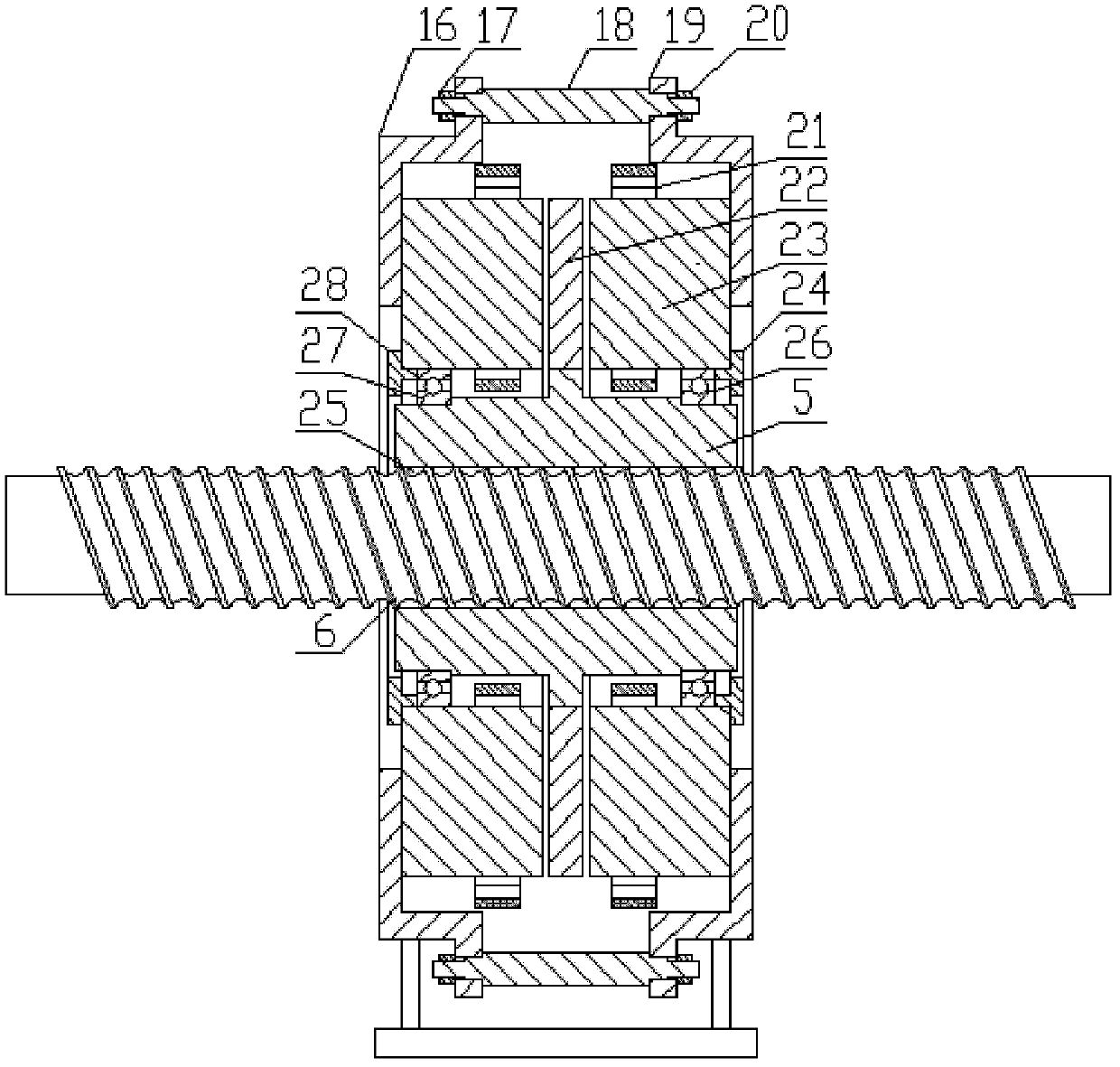 Disc-type servomotor direct-driving device suitable for self-adaptable power-assisted steering of automobile