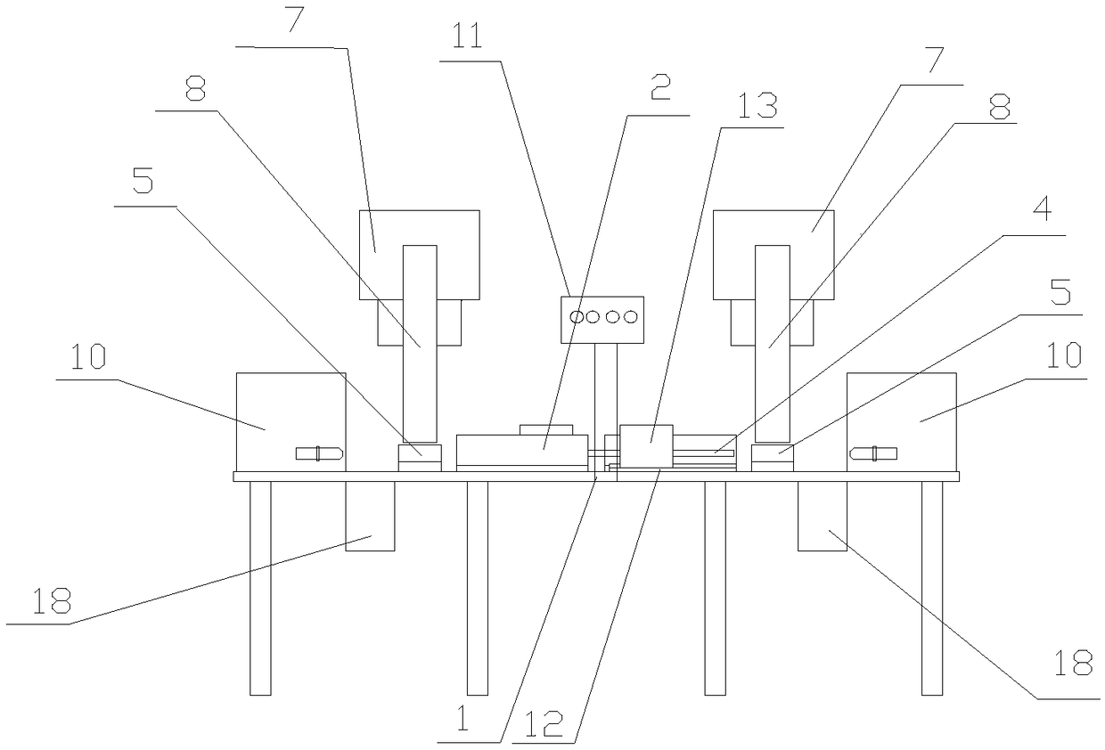 Efficient grinding device for aluminum lipstick tube