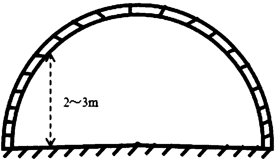 A method of energy storage luminous paint assisted highway tunnel lighting