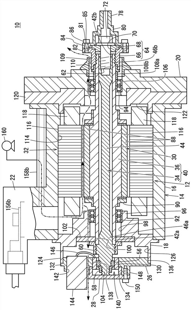 Rotating electric machine system