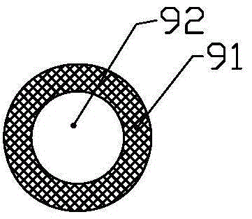 A system for producing aluminum tape by using waste single-core cables