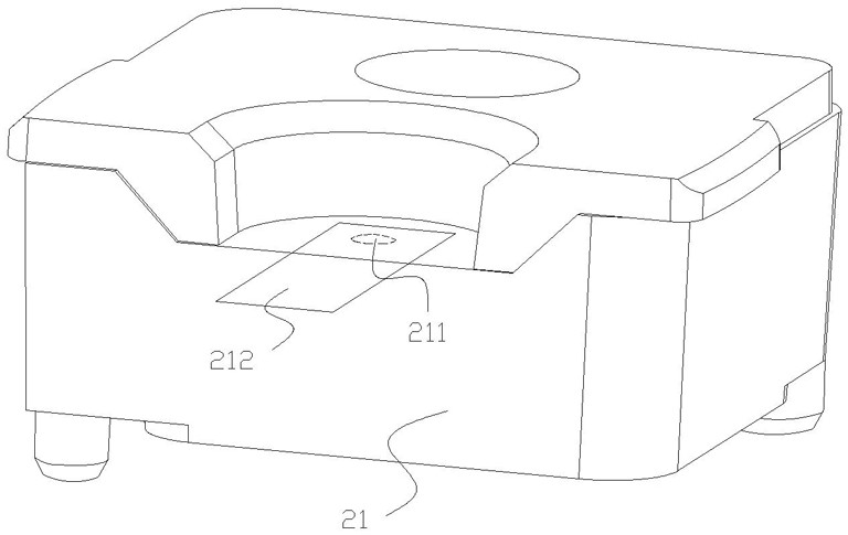 Film pasting device for automatic assembly of COB (Chip On Board)