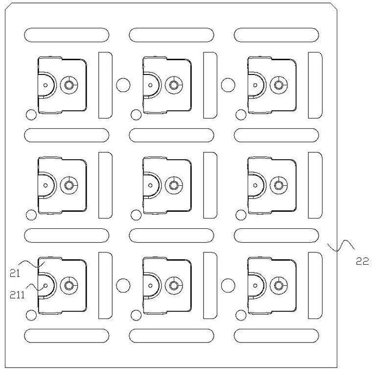 Film pasting device for automatic assembly of COB (Chip On Board)