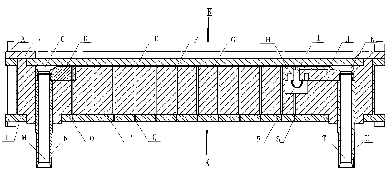 High-temperature-resistant high-pressure-resistant visual rectangular narrow slot channel experiment device