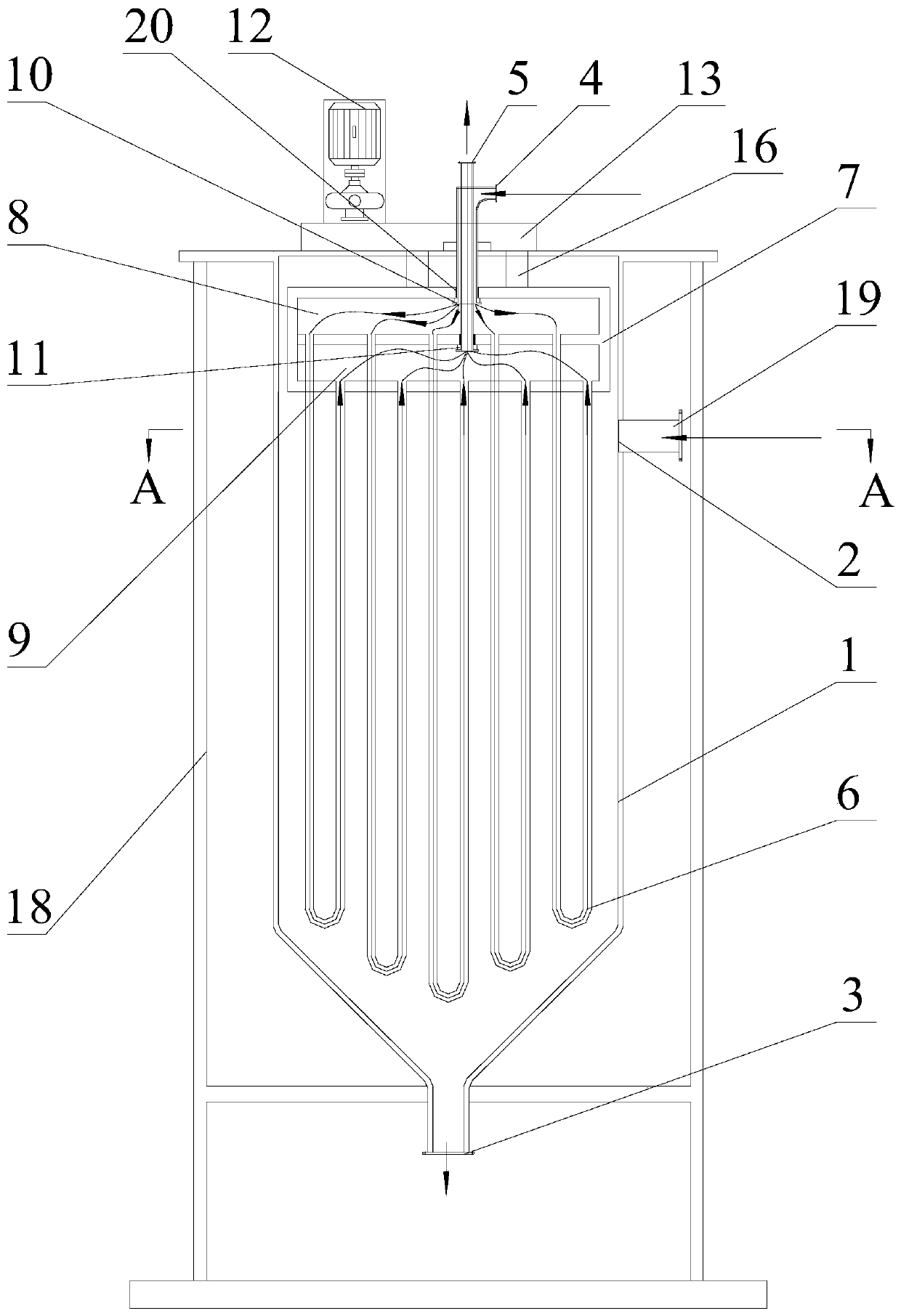 Dirty water source heat exchanger