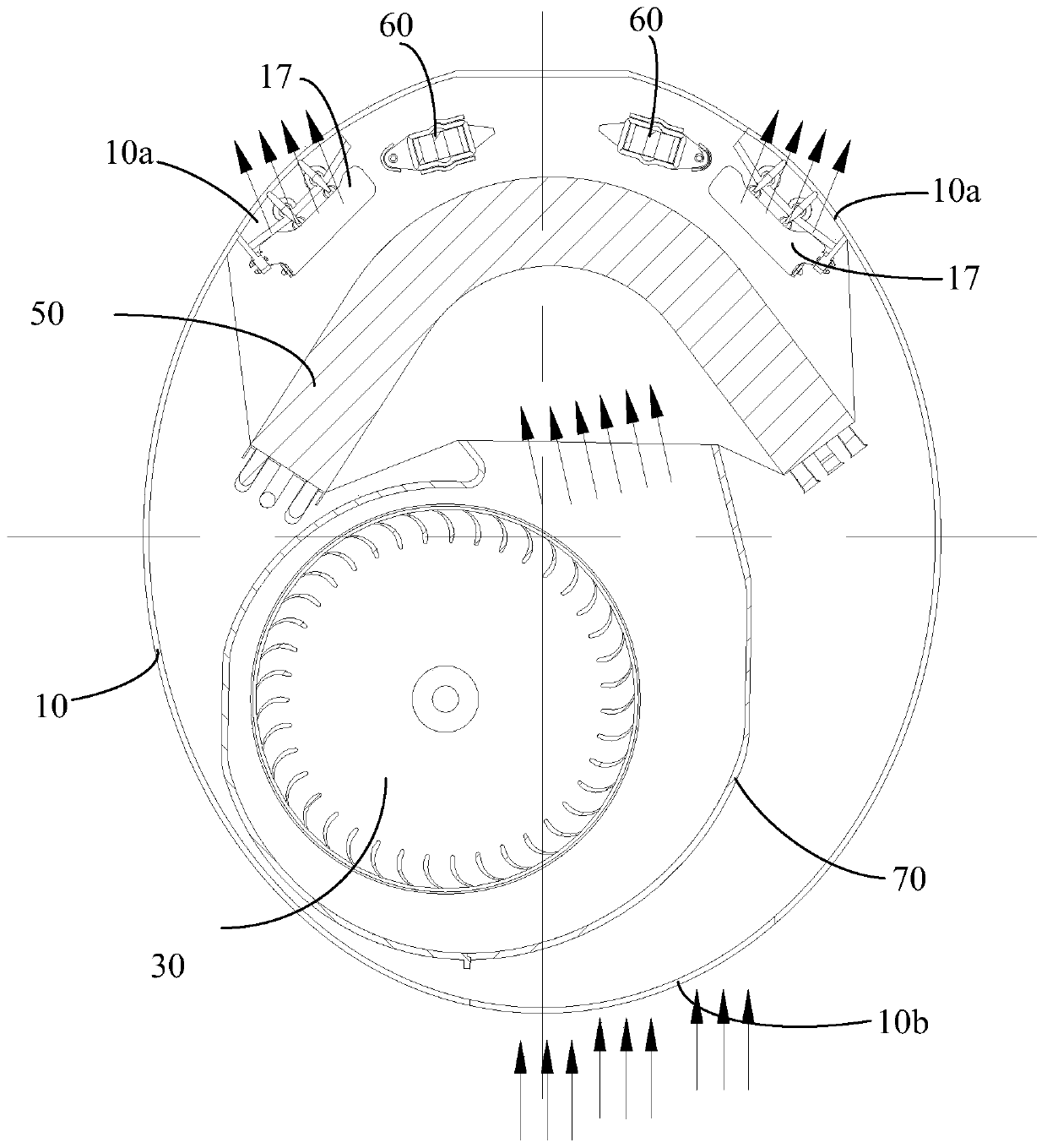 Air conditioner cabinet, air conditioner and air outlet control method for air conditioner cabinet