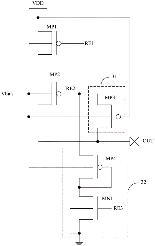 Pull-up resistor circuit