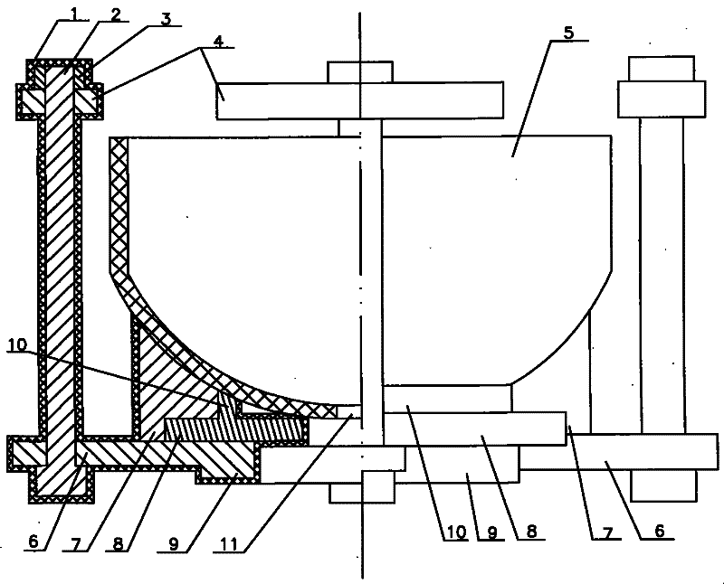 Suspension device for chemical reaction kettle