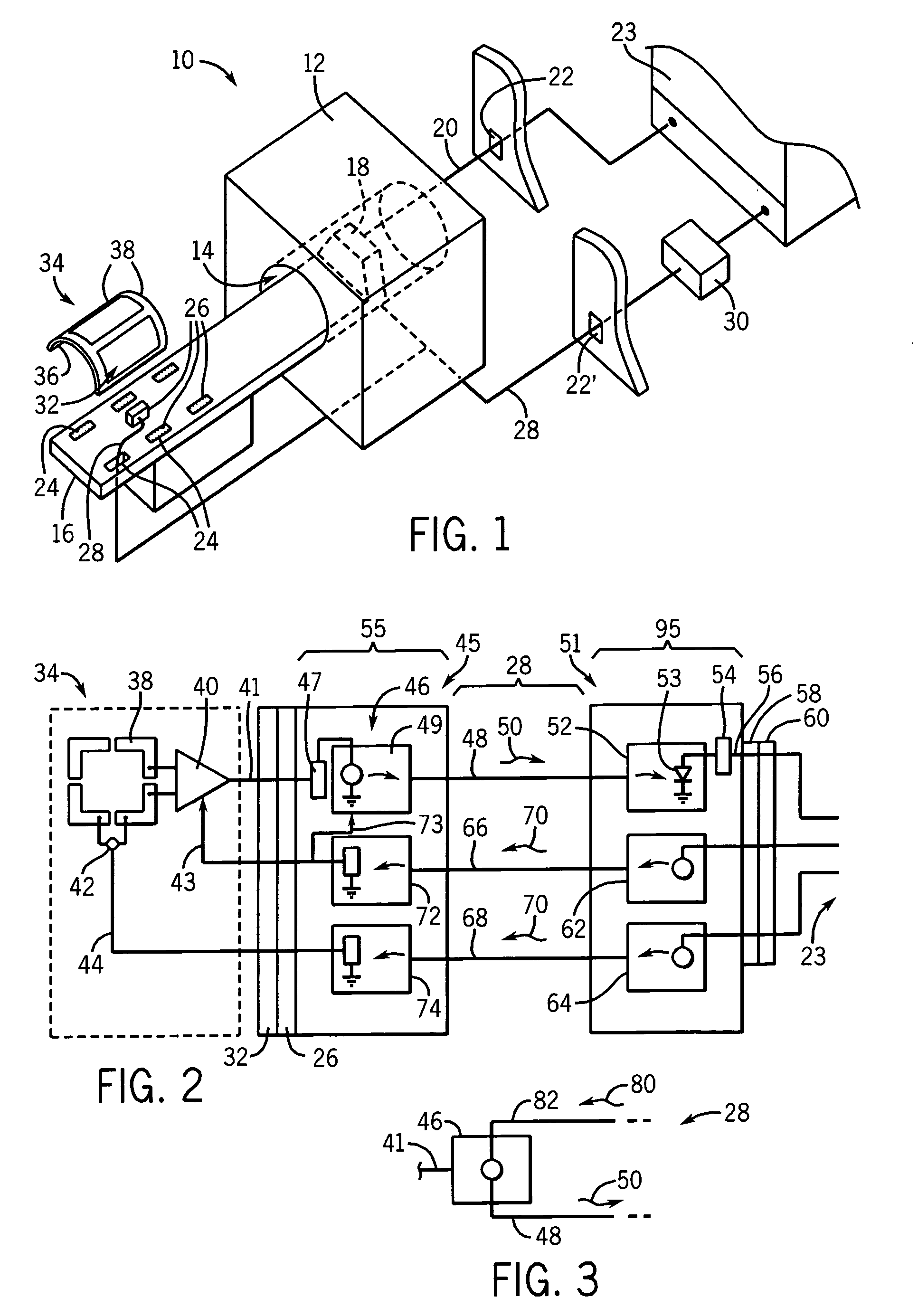 Optical interface for local MRI coils