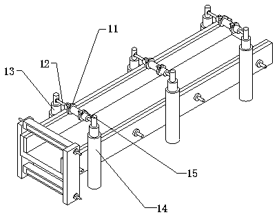 Building material production positioning guide device