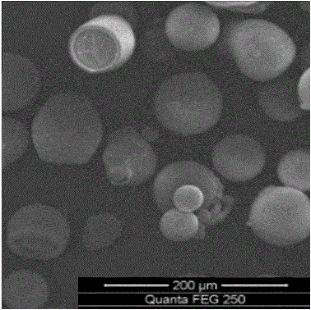 Gelatin-calcium alginate core-shell structure sustained release microsphere loaded with bone morphogenetic protein (BMP) and preparation method of gelatin-calcium alginate core-shell structure sustained release microsphere loaded with BMP