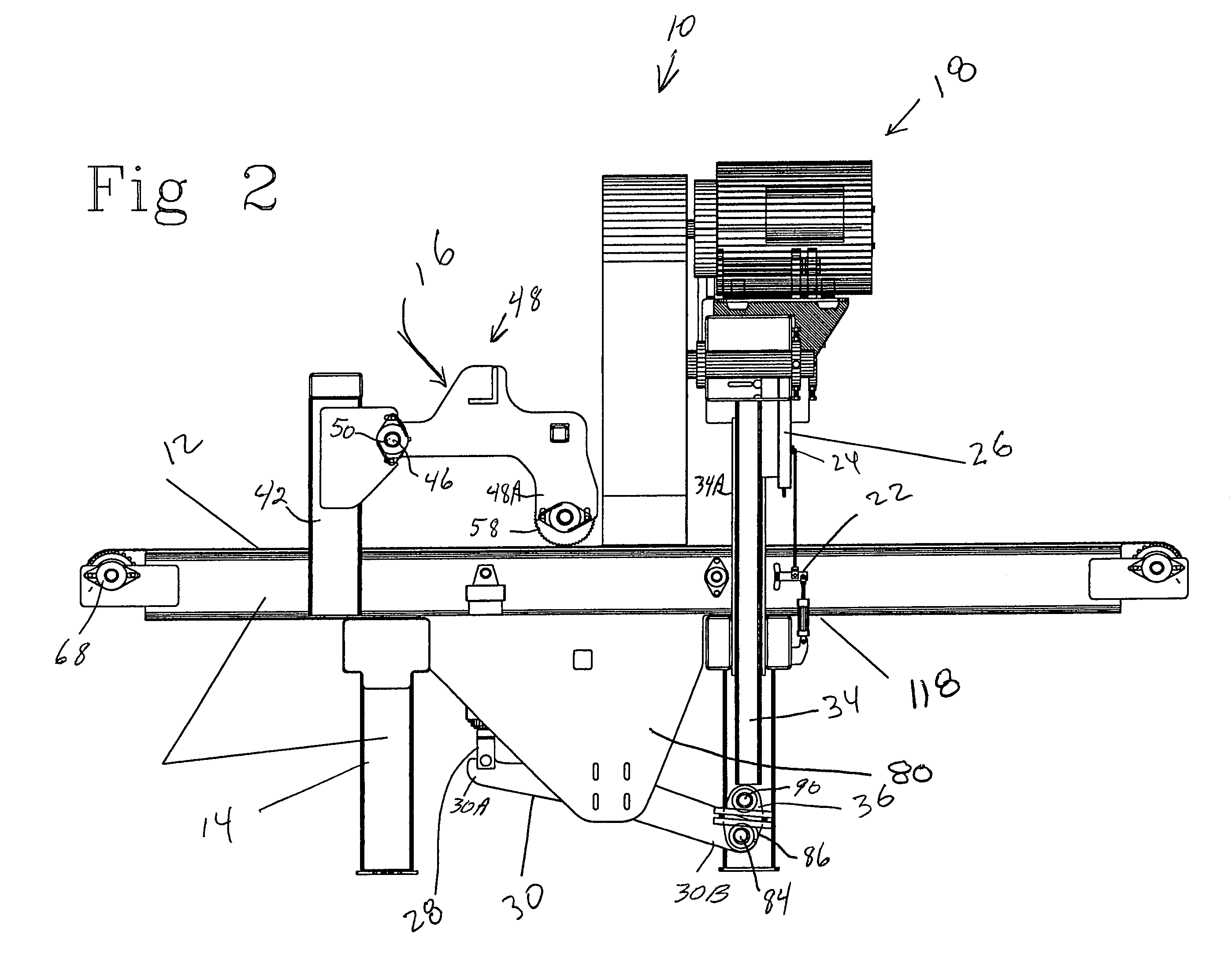 Horizontal curve sawing apparatus