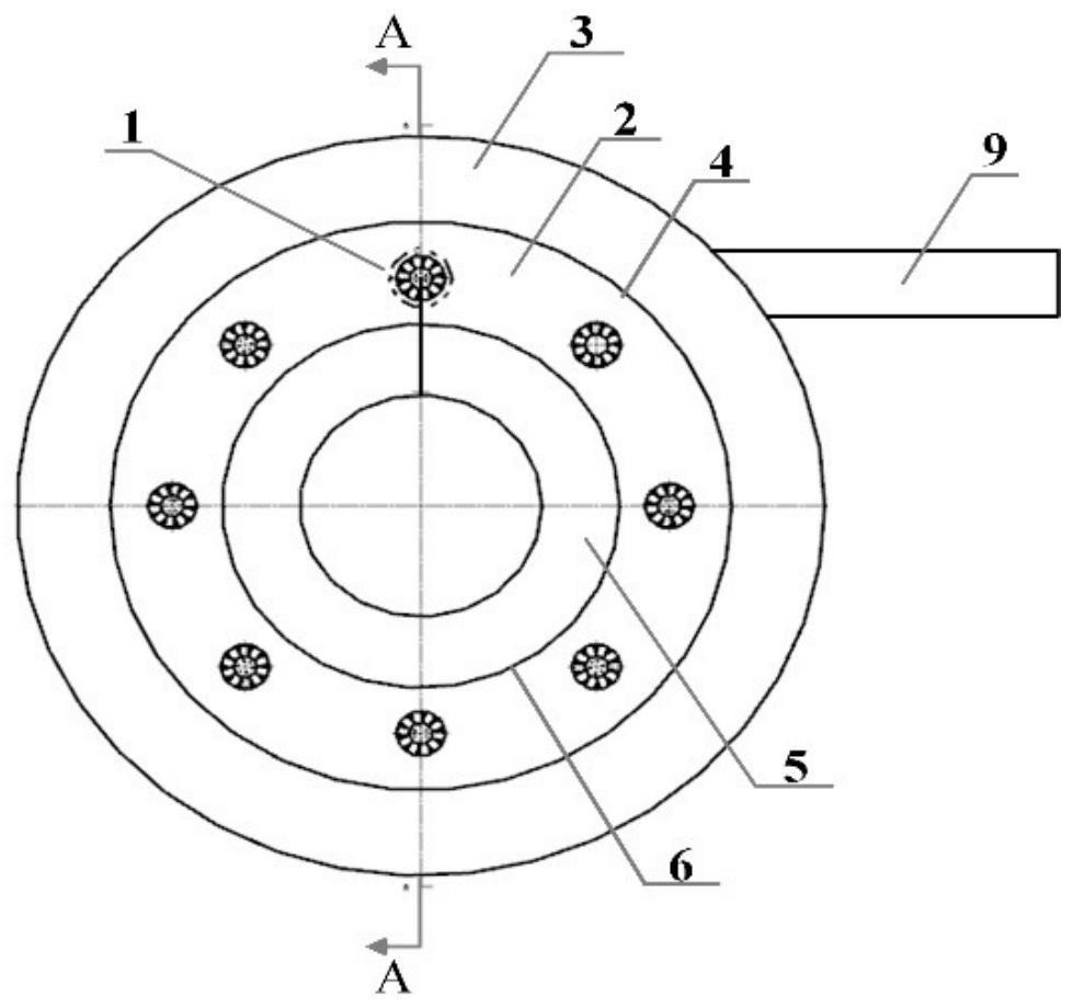 Rotary detonation combustion chamber based on swirler injection