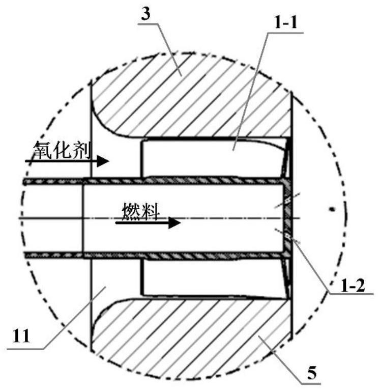 Rotary detonation combustion chamber based on swirler injection