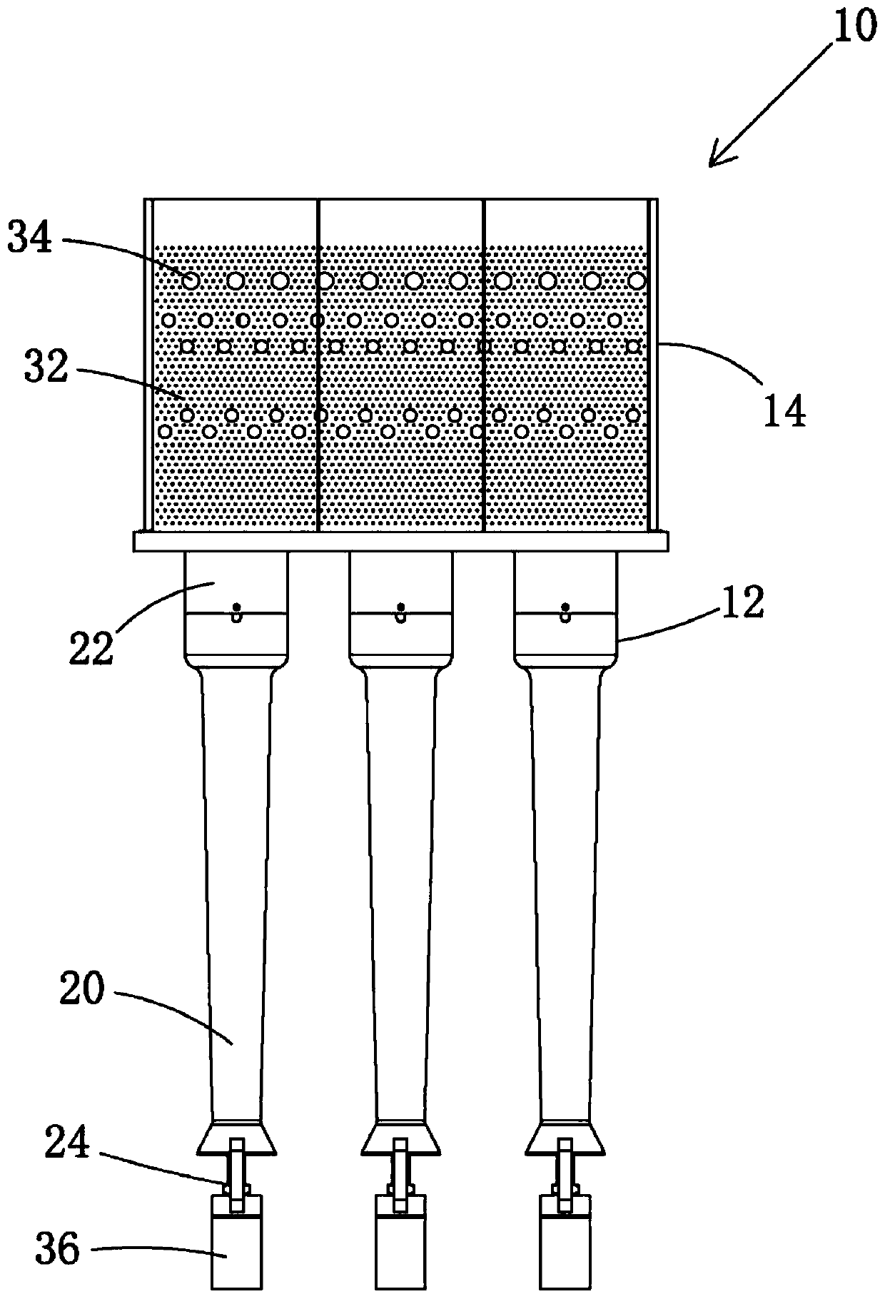 Co-fired combustor for increased flare handling capacity