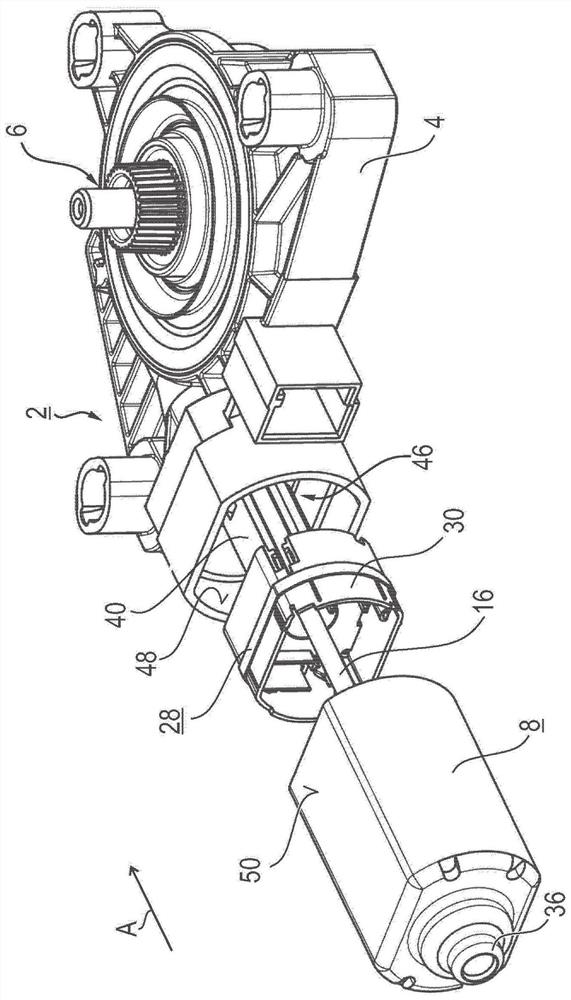 Method for manufacturing a motor vehicle servo drive