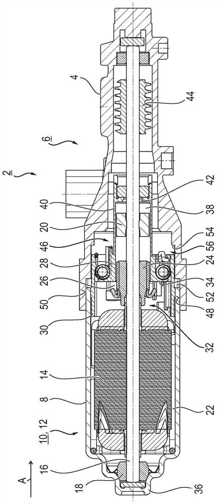 Method for manufacturing a motor vehicle servo drive