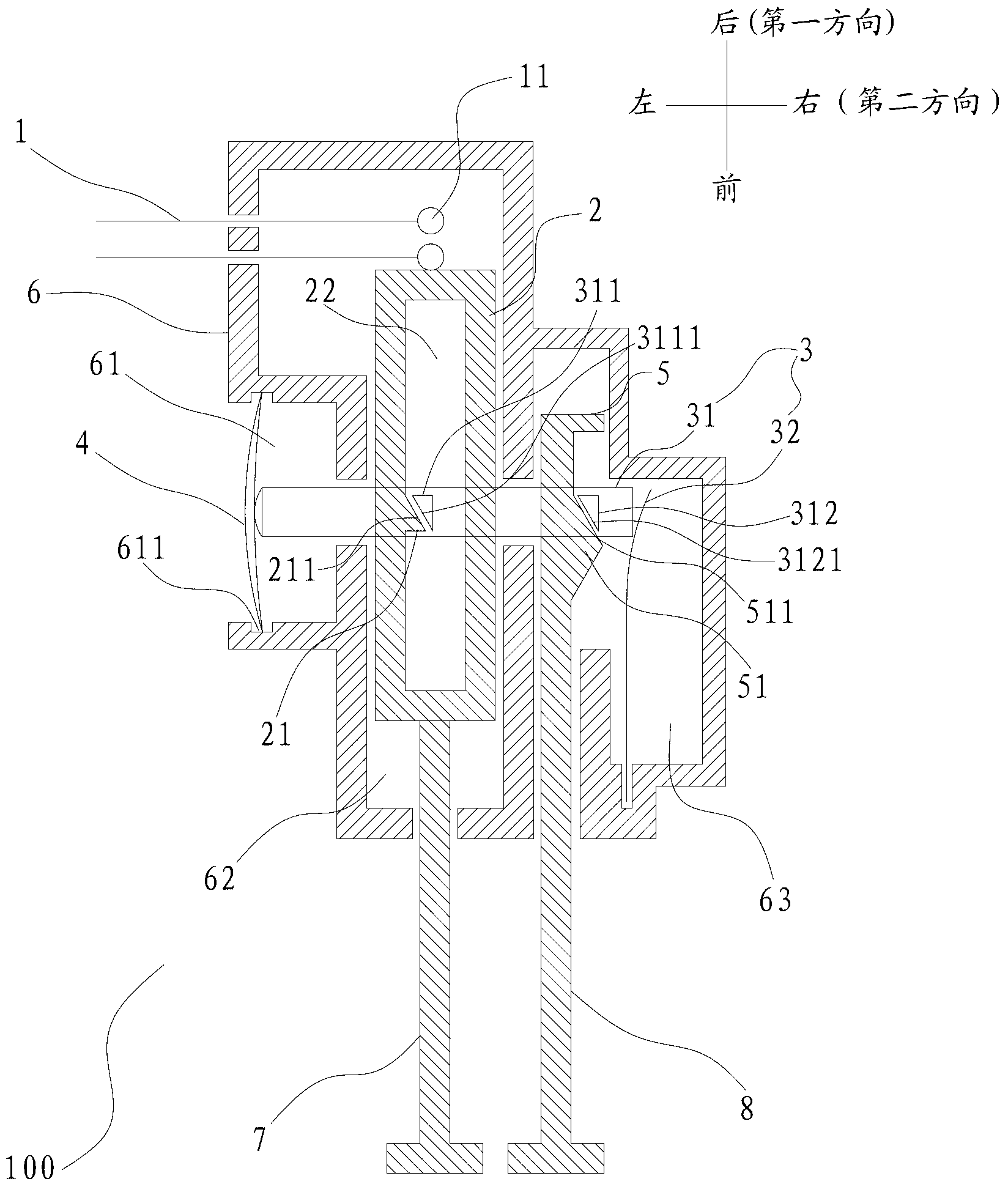 Quick-freezing reset switch device for refrigeration equipment and refrigeration equipment with same