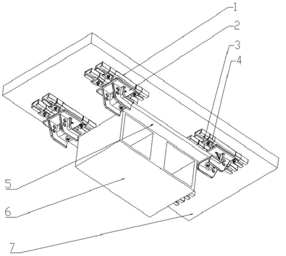Mounting method and mounting bases for locomotive underframe parts