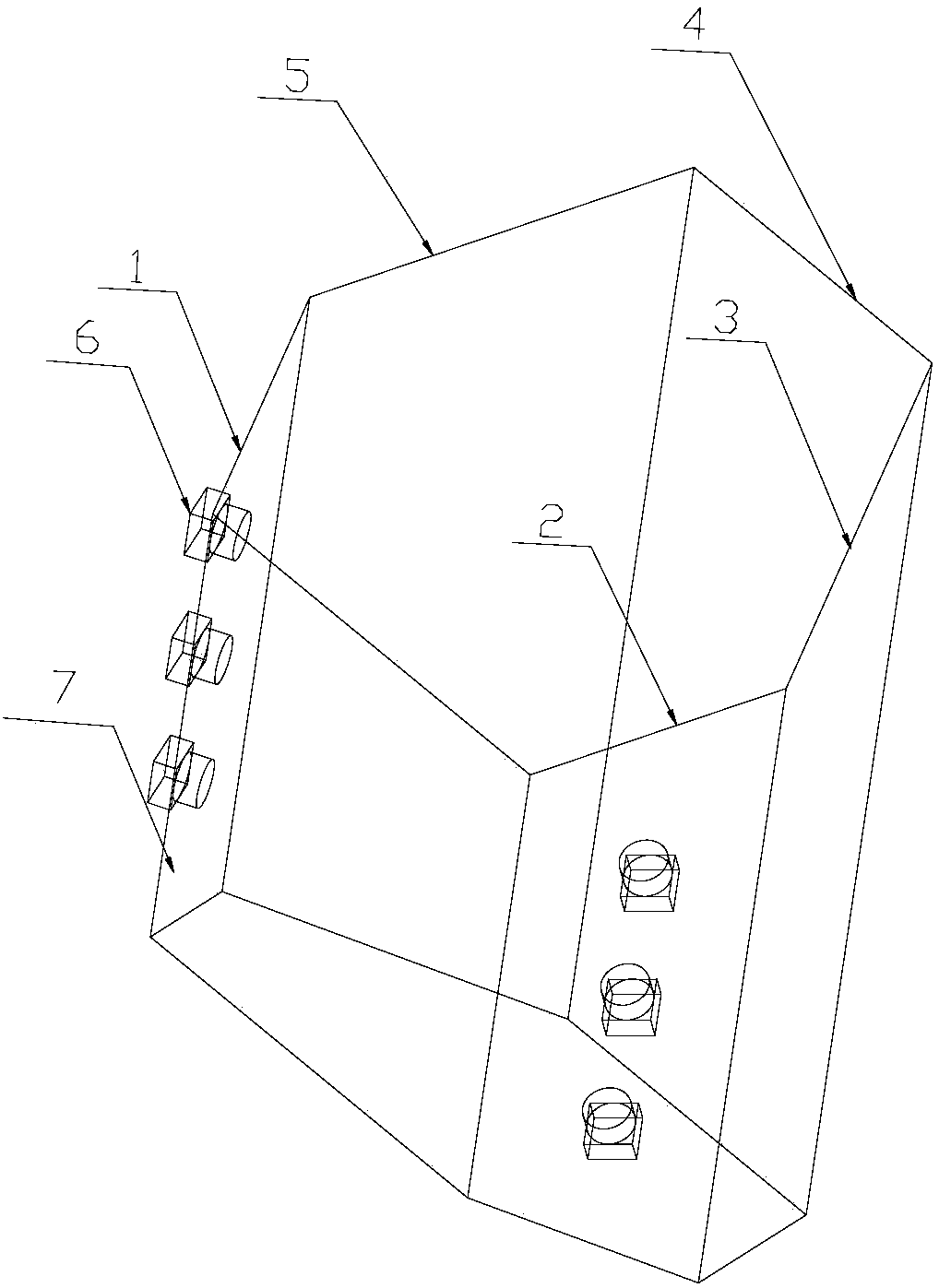 A method for measuring the heat flux density at the opening of a solar cavity heat absorber