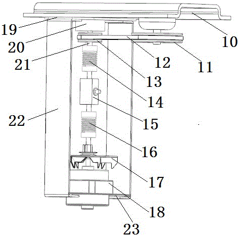 A washing machine motor test device based on actual load