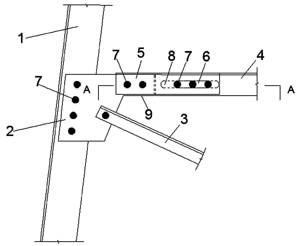 Slidable deformation node device and design method of transmission tower in mining area